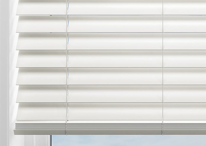 Ecowood, Cotton White Satin - Motorised Venetian Blind - Image 9